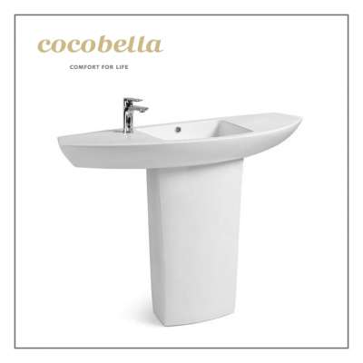 Sanitary ware bathroom ceramic pedestal basin