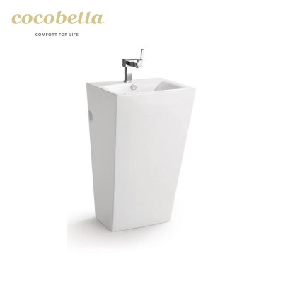 Cocobella Bathroom pedestal sink / floor standing ceramic basin